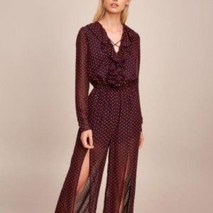 THE FIFTH LABEL Red polka dot jumpsuit , never worn , with tags , size small